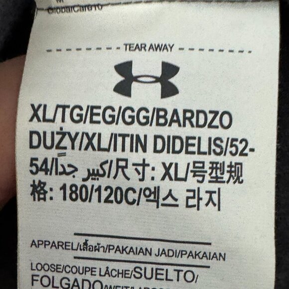 Under Armour HeatGear Loose Fit Polo Shirt XL Dark Gray - Picture 4 of 12